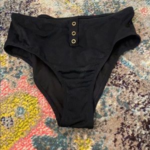 High waisted bathing suit bottoms